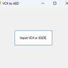 VCX and SGDE converter to AED